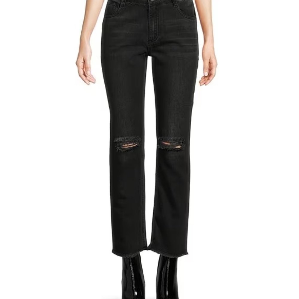 Cloth & Stone Ripped Straight Leg Jeans 26
